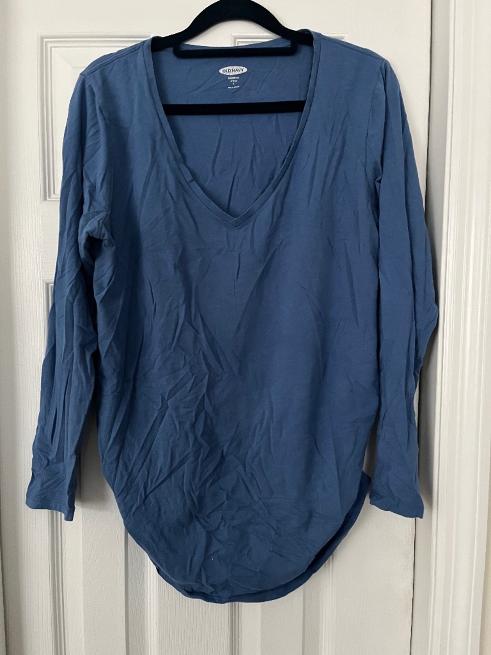 Long sleeve maternity top